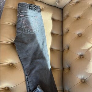 True religion womens Dark Gray Straight Jeans